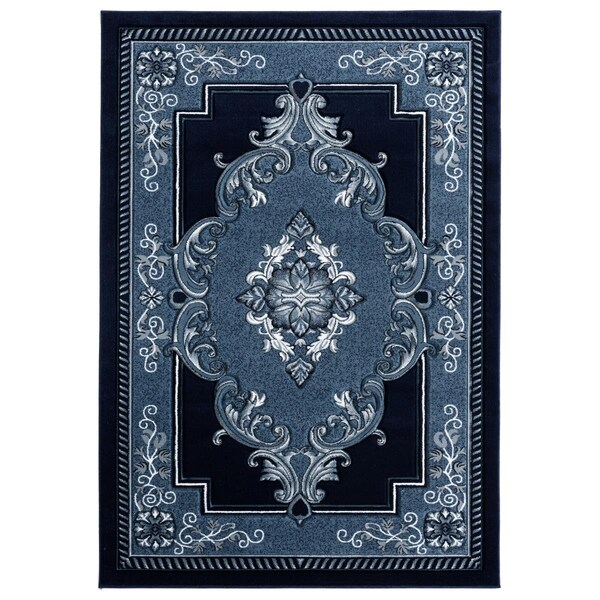 United Weavers Of America 1 ft. 10 in. x 2 ft. 8 in. Bristol Fallon Navy Rectangle Accent Rug 2050 10564 24 - main